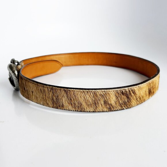 RAM by Henry Wilson Belt Buckle Limited Edition Sterling Silver Fur Belt Vintage - Picture 11 of 13